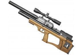 Пневматическая винтовка Krugergun Снайпер Буллпап 6.35 мм (580 мм, резервуар 510, редуктор, передний взвод, дерево)