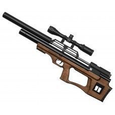Пневматическая винтовка Krugergun Снайпер Буллпап 6.35 мм (580 мм, резервуар 510, редуктор, дерево)