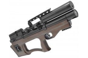 Пневматическая винтовка Krugergun 4.5 мм Снайпер Bullpup (300 мм, передний взвод, редуктор, высокий мостик, дерево)