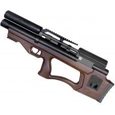 Пневматическая винтовка Krugergun 4.5 мм Снайпер Буллпап (300 мм, взвод передний, редуктор, дерево)
