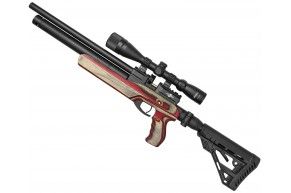 Пневматическая винтовка Ataman M2 786 Ultra Compact RB (SL) (6.35 мм, красная, ламинат, складная)