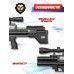 Пневматическая винтовка Krugergun Снайпер Буллпап 6.35 мм (300 мм, прямоток, высокий мостик, пластиковая)