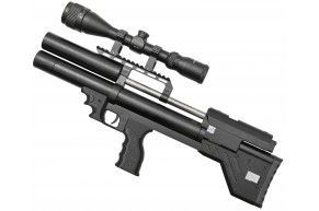 Пневматическая винтовка Krugergun Снайпер Буллпап 6.35 мм (300 мм, прямоток, высокий мостик, пластиковая)