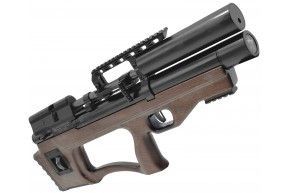 Пневматическая винтовка Krugergun Снайпер Буллпап 5.5 мм (300 мм, прямоток, высокий мостик, передний взвод, дерево)
