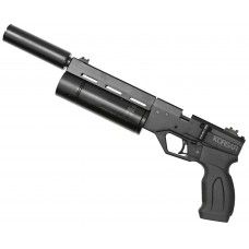 Пневматический пистолет Krugergun Корсар 6.35 мм (PCP, 180 мм, редуктор, d42, пластик)
