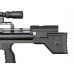 Пневматическая винтовка Krugergun Снайпер 6.35 мм Буллпап (300 мм, редуктор, регулируемый тыльник, передний взвод, высокий мостик, пластик)