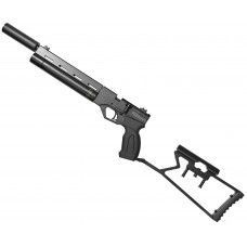 Пневматический пистолет Krugergun Корсар 6.35 мм (с прикладом, D32, редуктор, 240 мм, с манометром)