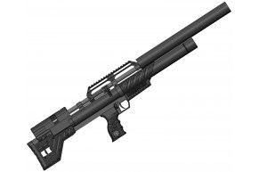 Пневматическая винтовка Krugergun Bullpup Снайпер 4.5 мм (580 мм, 510 резервуар, передний взвод, пластик, редуктор)