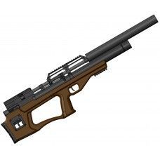 Пневматическая винтовка Krugergun Bullpup Снайпер 4.5 мм (580 мм, 510 резервуар, передний взвод, дерево, редуктор)