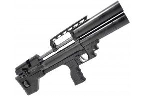 Пневматическая винтовка Krugergun Снайпер Буллпап 4.5 мм (300 мм, задний взвод, высокий мостик, прямоток, пластик)