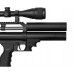 Пневматическая винтовка Krugergun Снайпер Буллпап 4.5 мм (300 мм, задний взвод, прямоток, пластик)