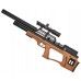 Пневматическая винтовка Krugergun Снайпер 6.35 мм Буллпап (580 мм, резервуар 510, передний взвод, прямоток, дерево)