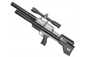 Пневматическая винтовка Krugergun Снайпер 4.5 мм Bullpup (500 мм, прямоток, пластик, резервуар 510)