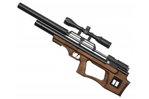 Пневматическая винтовка Krugergun Снайпер 5.5 мм Bullpup (500 мм, прямоток, дерево, резервуар 510)