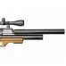 Пневматическая винтовка Krugergun Снайпер Буллпап 4.5 мм (580 мм, прямоток, передний взвод, дерево, резервуар 510)