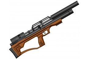 Пневматическая винтовка Krugergun Снайпер 4.5 мм Bullpup (500 мм, прямоток, взвод передний, дерево L, резервуар 510)