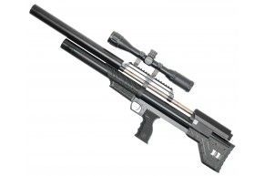 Пневматическая винтовка Krugergun Снайпер Буллпап 4.5 (580 мм, прямоток, пластик, резервуар 510)