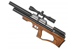 Пневматическая винтовка Krugergun Снайпер 5.5 мм Bullpup (500 мм, прямоток, дерево L, резервуар 510)
