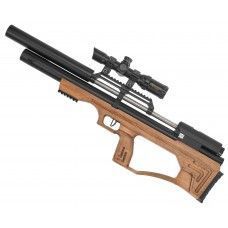 Пневматическая винтовка Krugergun Снайпер 6.35 мм Bullpup (500 мм, прямоток, дерево L, резервуар 510)