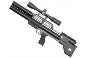 Пневматическая винтовка Krugergun Снайпер Буллпап 6.35 мм (420 мм, резервуар 510, прямоток, пластик)