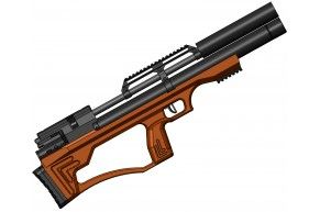 Пневматическая винтовка Krugergun Снайпер Буллпап 4.5 мм (420 мм, прямоток, резервуар 510, дерево L)