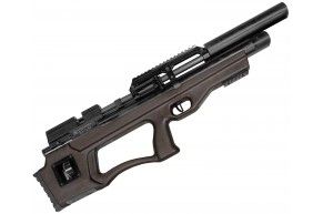 Пневматическая винтовка Krugergun Снайпер Буллпап 5.5 мм (420 мм, резервуар 430, прямоток, взвод передний, дерево)