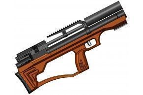 Пневматическая винтовка Krugergun Снайпер Буллпап 4.5 мм (300 мм, дерево L, прямоток)