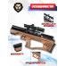 Пневматическая винтовка Krugergun Снайпер 6.35 мм Буллпап (300 мм, редуктор, взвод передний, дерево L)