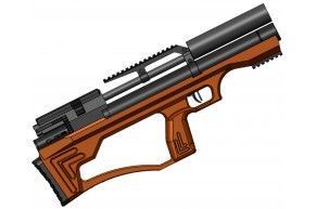 Пневматическая винтовка Krugergun Снайпер 5.5 мм Буллпап (300 мм, прямоток, дерево L)