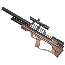 Пневматическая винтовка Krugergun Снайпер 6.35 мм Буллпап (580 мм, резервуар 510, прямоток, дерево L)