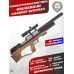 Пневматическая винтовка Krugergun Снайпер 6.35 мм Буллпап (580 мм, резервуар 510, прямоток, дерево L)
