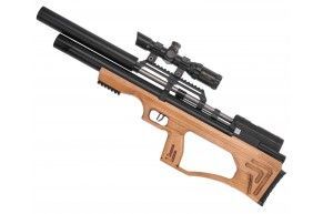 Пневматическая винтовка Krugergun Снайпер Буллпап 6.35 мм (500 мм, резервуар 510, передний взвод, редуктор, дерево L)