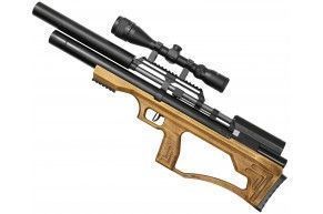Пневматическая винтовка Krugergun Снайпер Буллпап 5.5 мм (500 мм, резервуар 510, редуктор, передний взвод, дерево L)