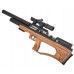 Пневматическая винтовка Krugergun Снайпер 6.35 мм Буллпап (580 мм, резервуар 510, передний взвод, прямоток, дерево L)