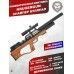 Пневматическая винтовка Krugergun Снайпер 6.35 мм Буллпап (580 мм, резервуар 510, передний взвод, прямоток, дерево L)