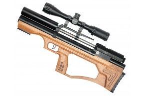 Пневматическая винтовка Krugergun Снайпер 6.35 мм Буллпап (300 мм, прямоток, дерево L)