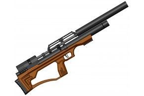 Пневматическая винтовка Krugergun Снайпер Буллпап 4.5 мм (580 мм, прямоток, передний взвод, дерево L, резервуар 510)