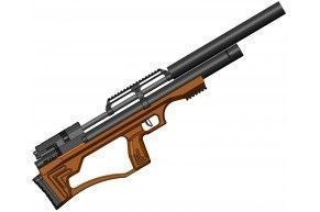 Пневматическая винтовка Krugergun Снайпер Буллпап 4.5 мм (580 мм, прямоток, дерево L, резервуар 510)
