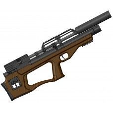 Пневматическая винтовка Krugergun Снайпер Буллпап 6.35 мм (420 мм, резервуар 430, прямоток, взвод передний, дерево)