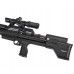Пневматическая винтовка Krugergun Снайпер Буллпап 6.35 мм (420 мм, резервуар 510, передний взвод, прямоток, пластик)