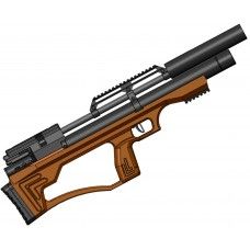 Пневматическая винтовка Krugergun Снайпер Буллпап 6.35 мм (420 мм, резервуар 430, прямоток, дерево L)