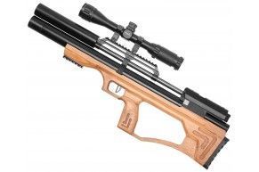 Пневматическая винтовка Krugergun Снайпер Буллпап 6.35 мм (420 мм, резервуар 510, прямоток, дерево L)