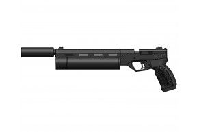 Пневматический пистолет Krugergun Корсар 6.35 мм (PCP, 240 мм, редуктор, d42, с манометром)