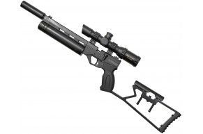 Пневматический пистолет KrugerGun Корсар 4.5 мм (d42, ствол 240, с манометром, с прикладом)