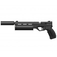 Пневматический пистолет Krugergun Корсар 5.5 мм (PCP, 180 мм, редуктор, d42, пластик, без манометра)