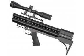 Пневматическая винтовка Alfa Dobermann Буллпап 5.5 мм (250 мм, полигональные нарезы, задний взвод)