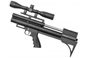 Пневматическая винтовка Alfa Dobermann Буллпап 6.35 мм (250 мм, задний взвод, полигональные нарезы)