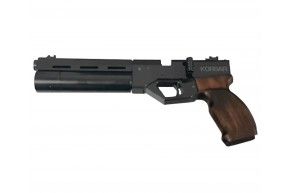 Пневматический пистолет Krugergun Корсар 4.5 мм (180 мм, d32, с манометром, с прикладом, дерево)