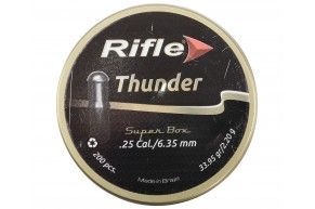 Пули пневматические Rifle Field Series Thunder 6.35 мм (200 шт, 2.20 грамма)
