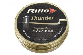 Пули пневматические Rifle Field Series Thunder 6.35 мм (200 шт, 2.20 грамма)